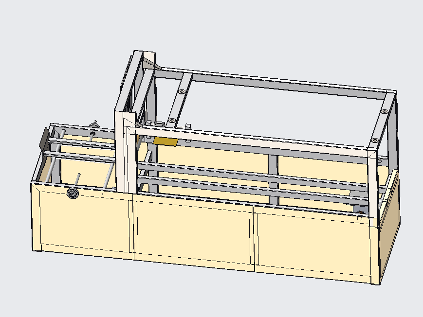 卧式开箱机proe5.0.zip